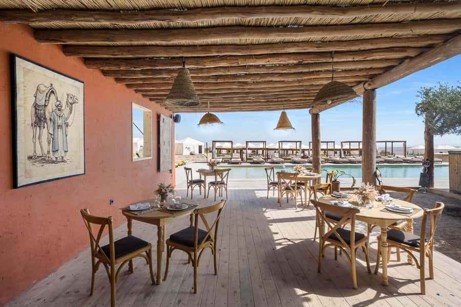 Marrakech: Agafay Desert Inara Camp Pool Day Pass with Lunch - Pool time at the camp: what heated really means