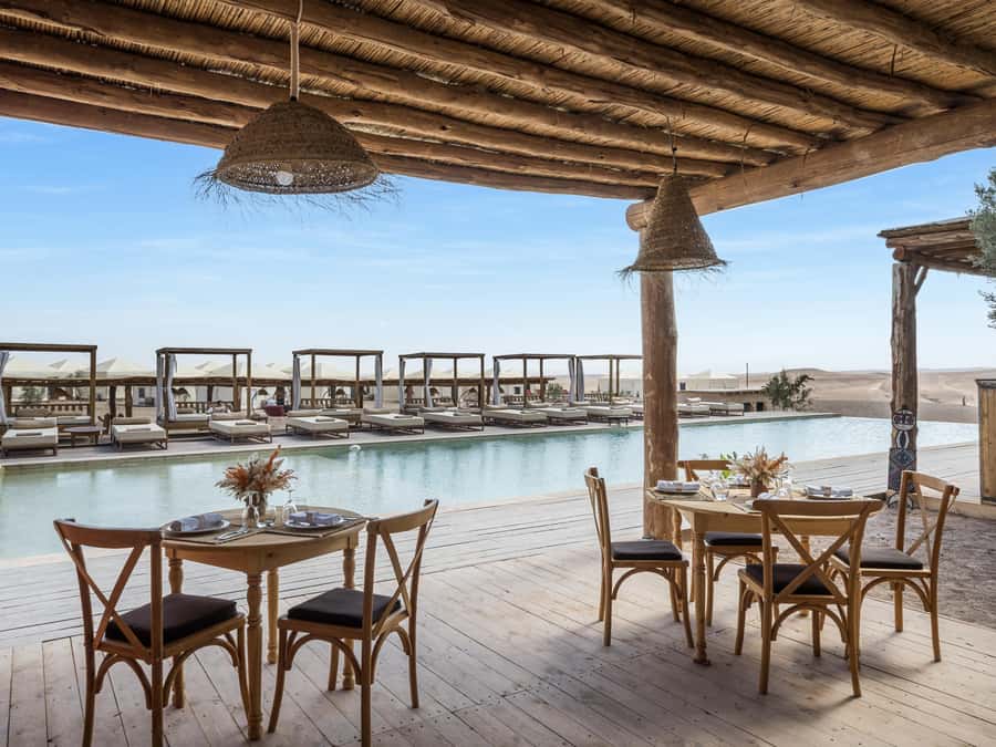 Marrakech: Agafay Desert Inara Camp Pool Day Pass with Lunch - Lunch under olive trees: the 3-course meal worth planning for