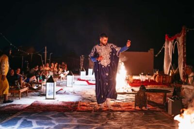 Marrakech: Agafay Desert Pool, Dinner & Live Show Experience - Mint tea, desert silence, and a sunset viewpoint