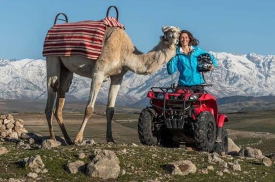 Marrakech: Agafay Desert Quad Biking with Dinner Show - Sunset Camel Trek on Berber Trails: Calm After the Adrenaline