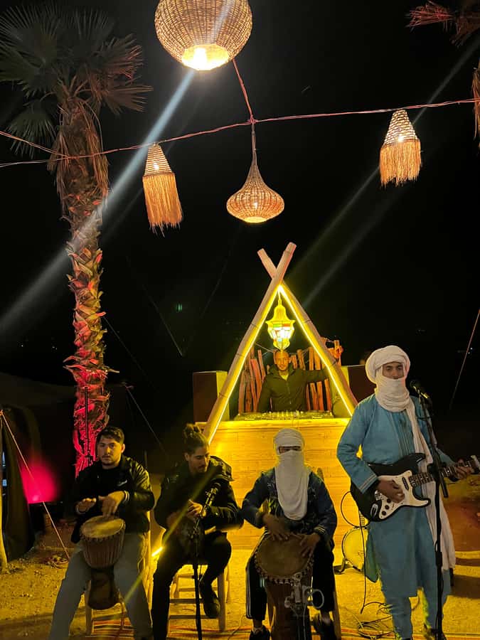 Marrakech: Agafay Desert Quad & Camel Rides, Dinner & Show - The Show After Dinner: Berber Music, Dance, and Fire