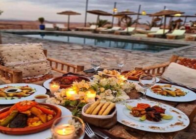 Marrakech: Agafay Desert Sunnet dinner with show - From Marrakech pickup to a vintage-car ride: the journey part matters