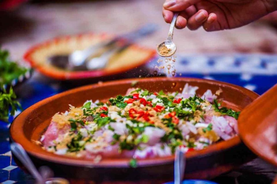Marrakech: Agafay Desert Sunset, Camel Ride, Dinner and Show - Moroccan dinner under the stars: the part that actually fills you up