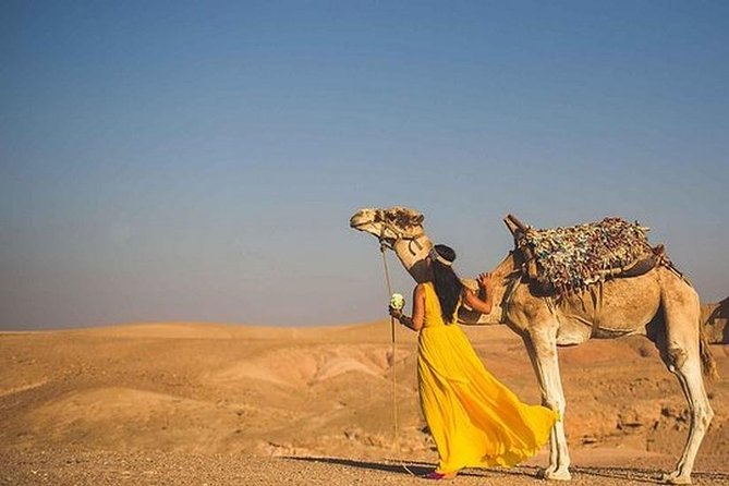 Marrakech: Atlas Mountains 4 Valleys, Waterfalls and Camel Ride - Aroumd Valley near 2,300 meters: fruit orchards and big High Atlas peaks
