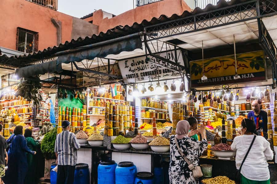 Marrakech: Authentic Moroccan Food Walking Tour & Dinner - Dinner choice: tajine in a local spot or open-air chwa barbecue
