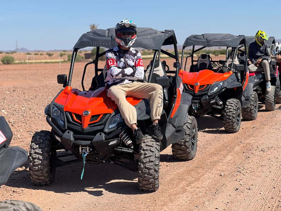 Marrakech Buggy Palmerie and Desert - Pickup from Gueliz, Medina, Jemaa el-Fna, and more (why logistics feel easy)