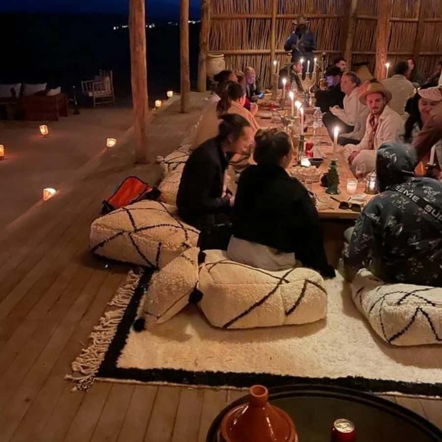 Marrakech: Camel Ride & Sunset Dinner with Fire Show - Mint tea, pastries, and the Berber camp arrival moment