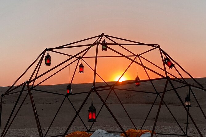 Marrakech desert dinner & sunset camel ride & bonfire music dance - Camel Ride at Sunset: Nomad Clothes, Photo Time, and the Reality of the Ride