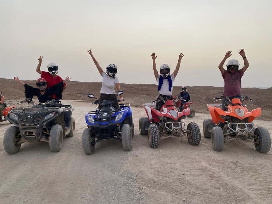 Marrakech: Desert Quad Bike Tour with Tea & Optional Dinner - Agafay desert from Marrakech: why the drive feels like part of the tour