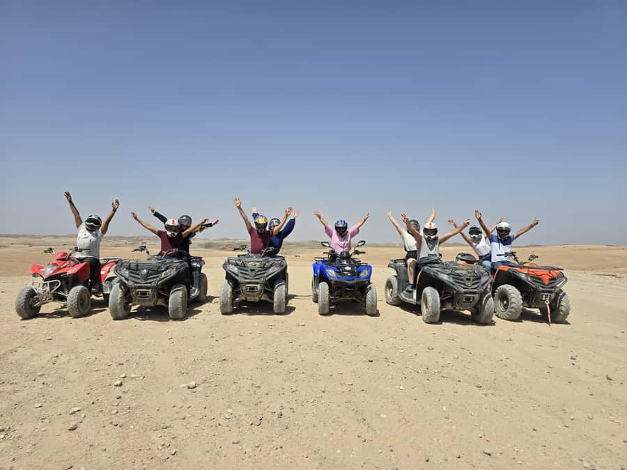 Marrakech: Desert Quad Bike Tour with Tea & Optional Dinner - Safety briefing, protective gear, and first rides on the quad