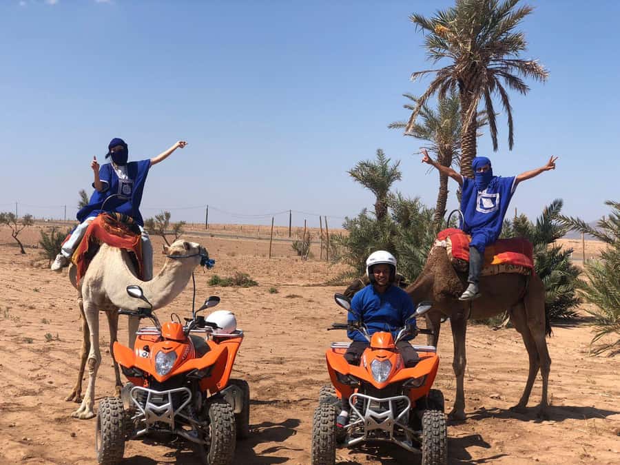 Marrakech: Guided Quad Bike and Camel Ride Tour with Tea - The Camel Ride Break: Traditional Clothing and a Calmer Kind of Fun