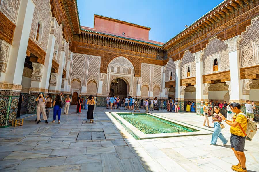 Marrakech: Madrasa Ben Youssef, Secret Garden & Medina Tour - Rahba Kedima and the water story: an engineering lesson in the middle of the city
