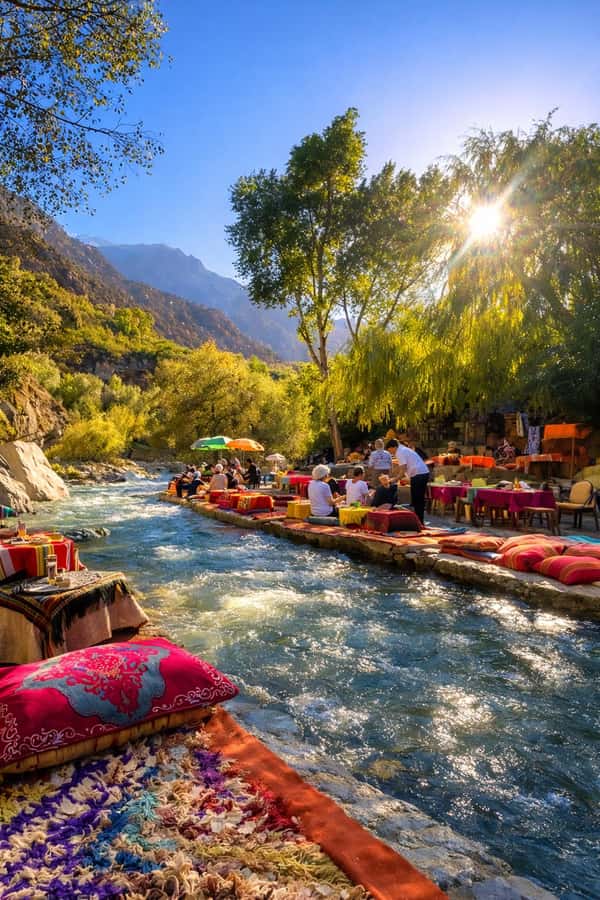Marrakech: Ourika Valley Waterfalls & Atlas Mountains Trip - Ourika Valley stops: photo moments, shopping, and a Berber home visit