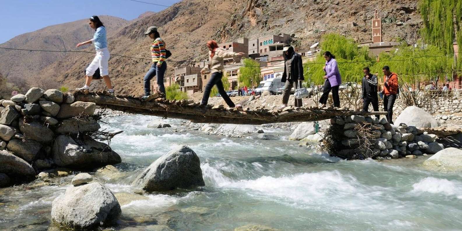Marrakech: Ourika Valley Waterfalls & Atlas Mountains Trip - Setti Fatma waterfalls hike: the “manageable but real” climb