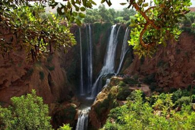 Marrakech: Ouzoud Waterfalls Guided Day Trip with Boat Ride - First look at the falls: why Ouzoud feels so loud
