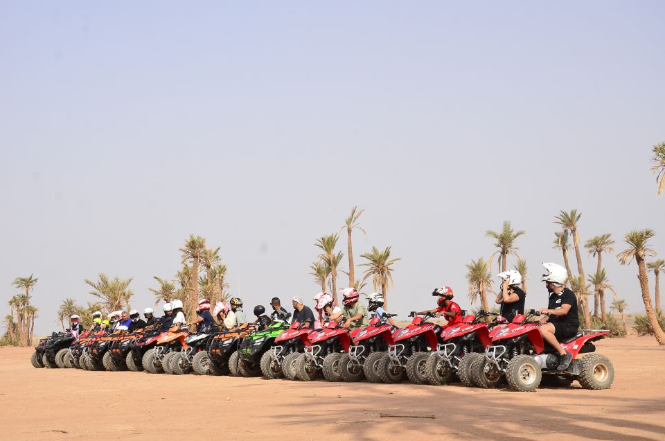 Marrakech: Palmeraie Guided Quad Tour with Tea Break - The second ride: 30 minutes that feels faster