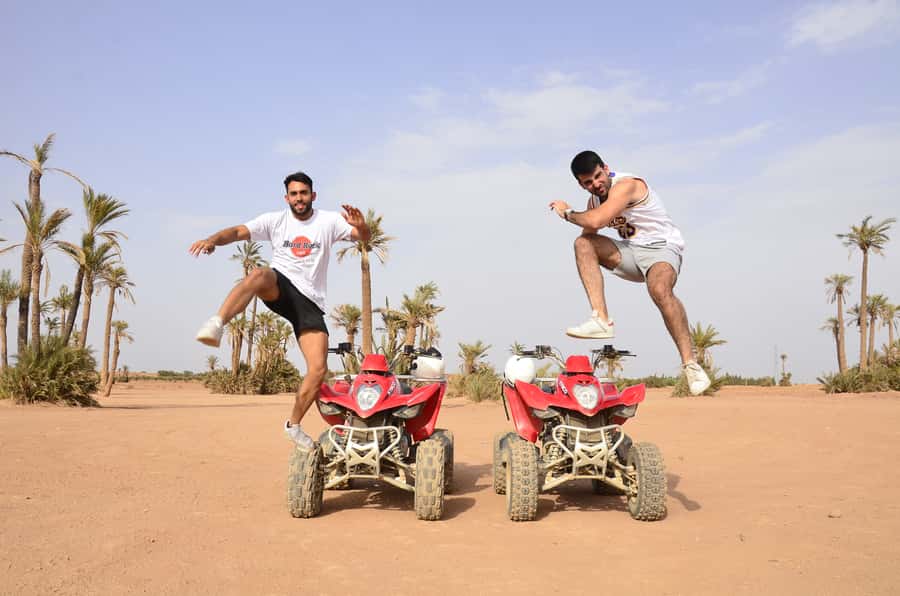 Marrakech: Palmeraie Guided Quad Tour with Tea Break - Pickup timing: how to avoid the annoying 10-minute stress