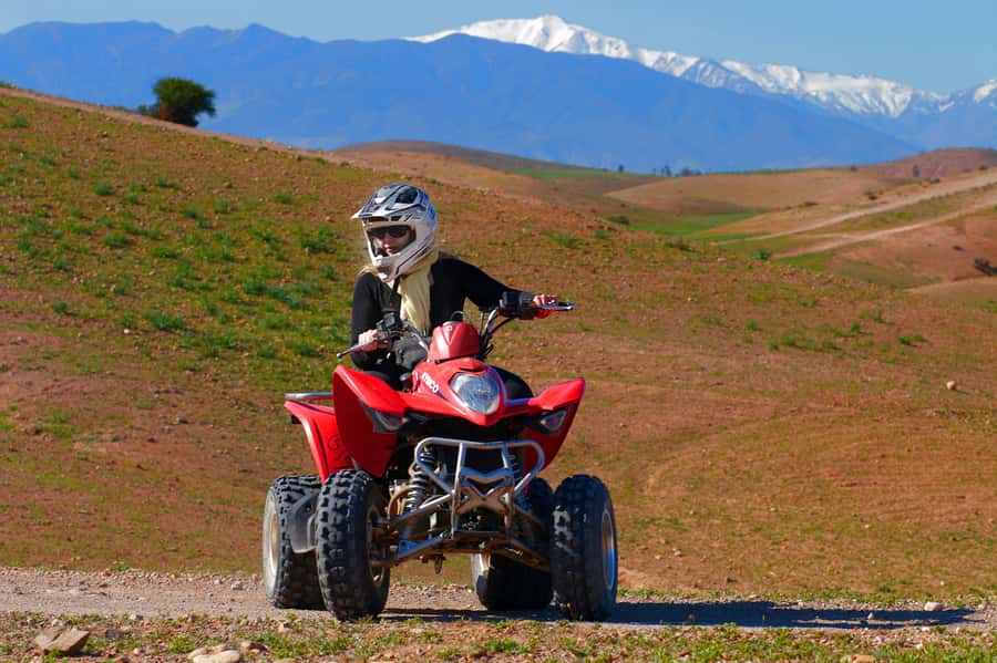 Marrakech: Quad Bike and Camel Ride Tour - Quad Bike Safety Briefing and the First Minutes Off the Line