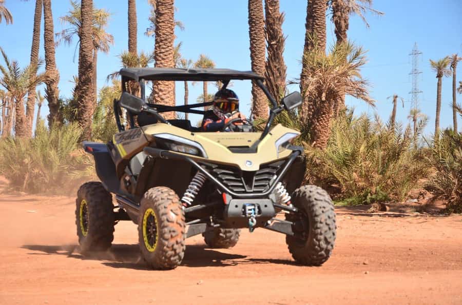 Marrakech: Tour Buggy 1000cc In Palm Oasis and Jbilat Desert - From hotel pickup to palm oasis: how the tour really starts