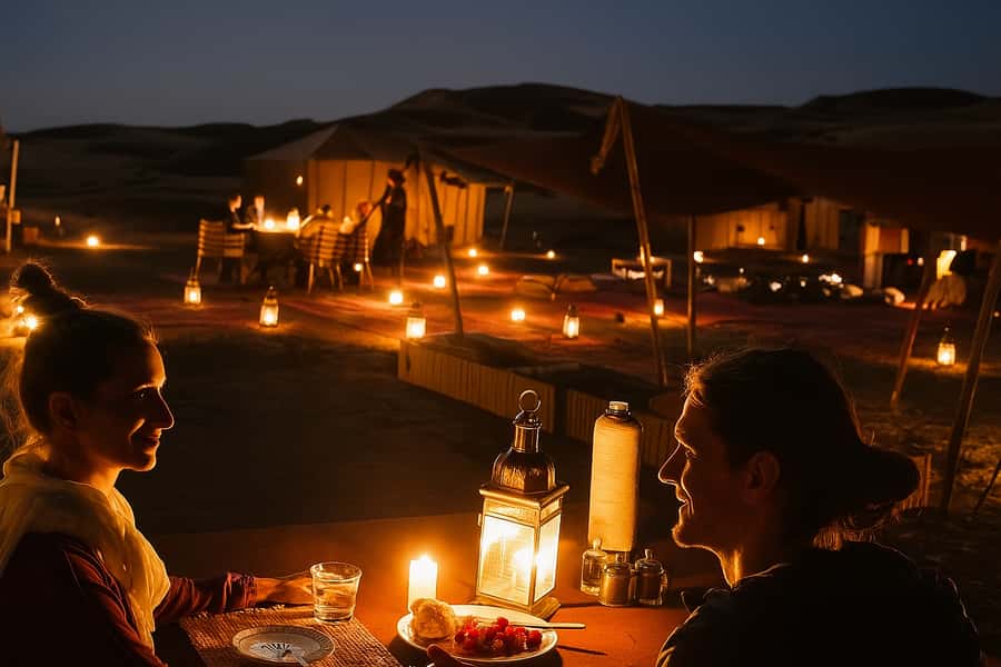 Marrakesh: Agafay Desert Sunset, Camel Ride, and Dinner Show - Moroccan Tea at the Camel Spot: A Small Pause That Changes the Mood