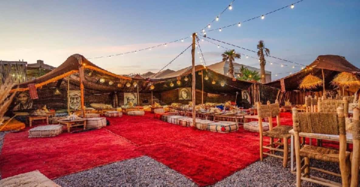 Marrakesh: Agafay Desert Sunset, Camel Ride, and Dinner Show - The Show After Dark: Berber Music and the Fire Performance