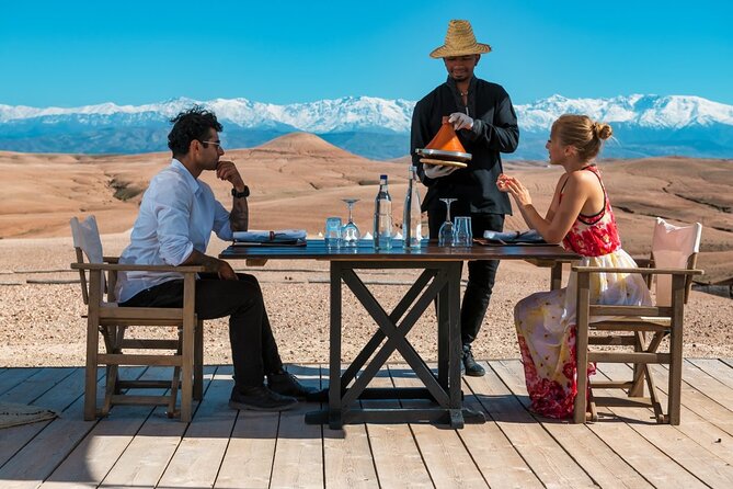 Marrakesh: Sunset Dinner in Agafay Desert with Show & Transfers - Agafay Desert Dinner Without Driving to the Sahara