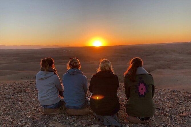 Marrakesh: Sunset Dinner in Agafay Desert with Show & Transfers - Berber Women’s CO-op Visit: A Real Stop, Not Just a Photo Break