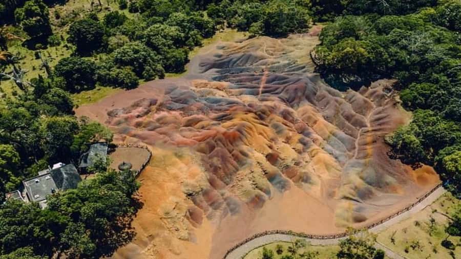 Mauritius: Chamarel 7 Colours & Waterfalls, South-West Tour - Chamarel: Seven Coloured Earth and Chamarel Waterfall in One Go