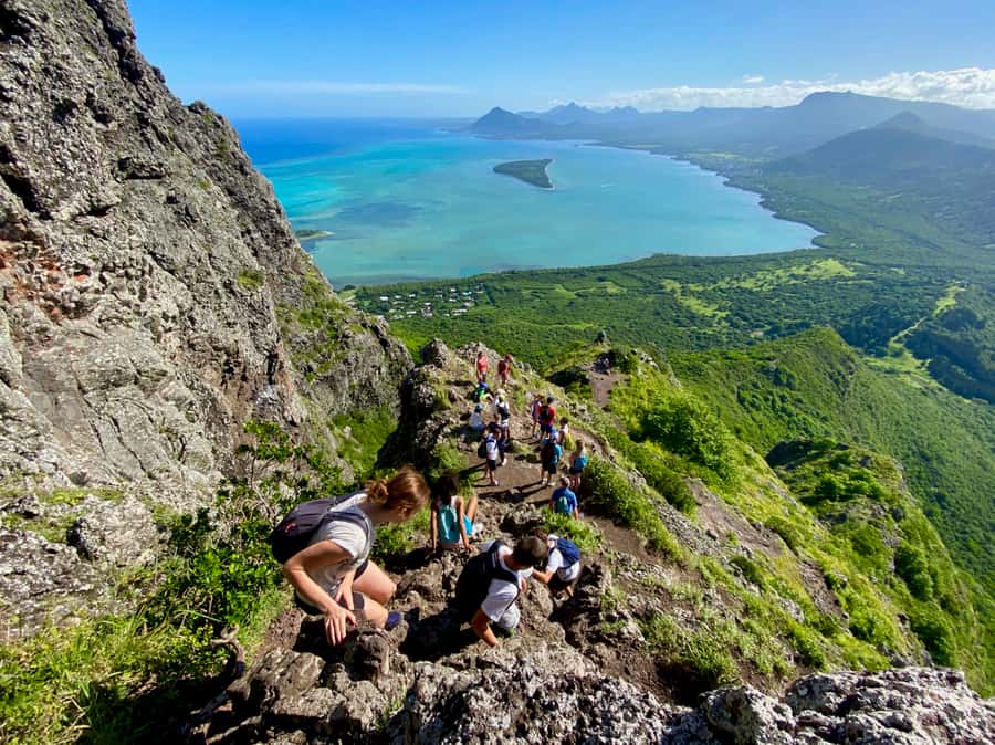 Mauritius: Le Morne Mountain UNESCO Eco Hike - The Start of the Trek: Warming Up on the North-Western Base