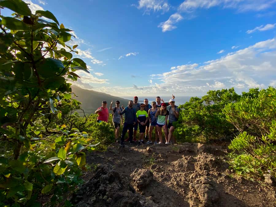 Mauritius: Le Morne Mountain UNESCO Eco Hike - The Technical Part: Four Scrambling Sections at the Top