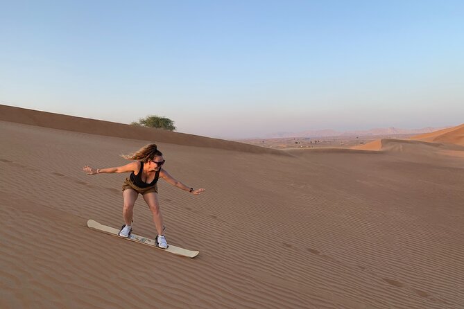 Morning Desert Safari, Quad Bike, Sandboard and Camel Ride - Getting to Lahbab: the SUV pickup and what the timing means