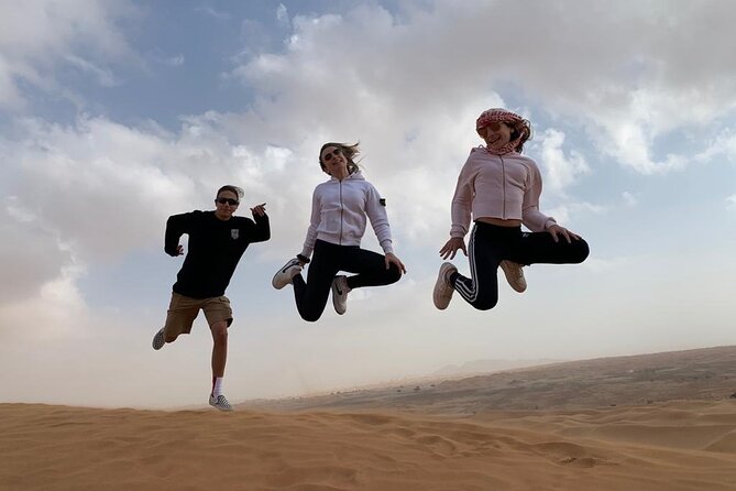 Morning Desert Safari, Quad Bike, Sandboard and Camel Ride - Dune bashing: the part that should make you sit up straight