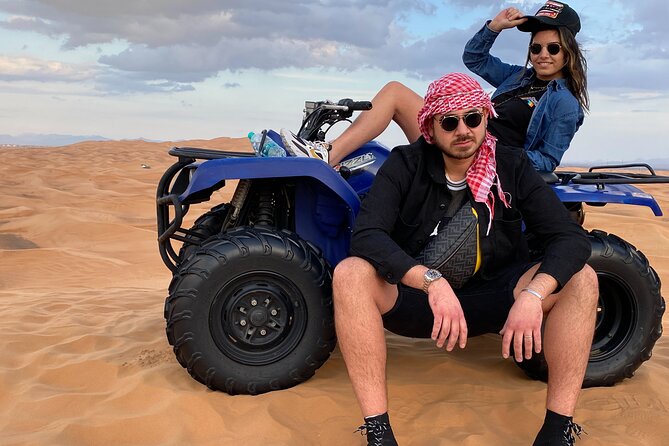 Morning Desert Safari, Quad Bike, Sandboard and Camel Ride - Camel farm interaction: the authentic-feeling slowdown