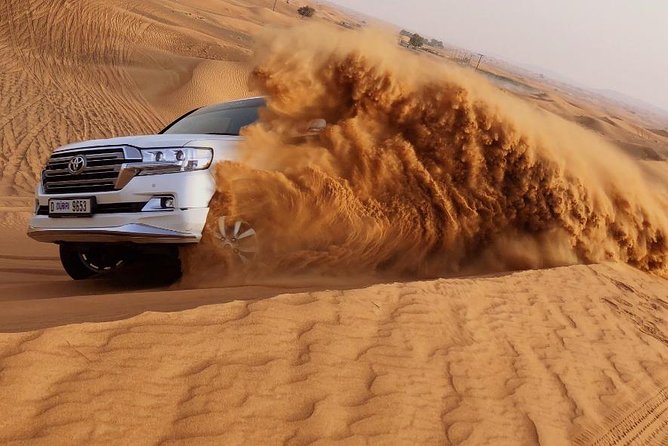 Morning Thrill: Exciting Desert Safari Adventure Camel Ride Dubai - Dune Bashing in a 4x4: The Thrill, the Safety, and the Reality