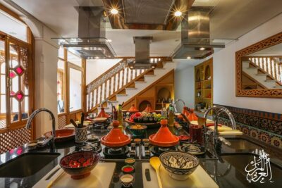 Moroccan Cooking Workshop in Marrakech - Cooking Moroccan dishes at your own station (with Dada in control)