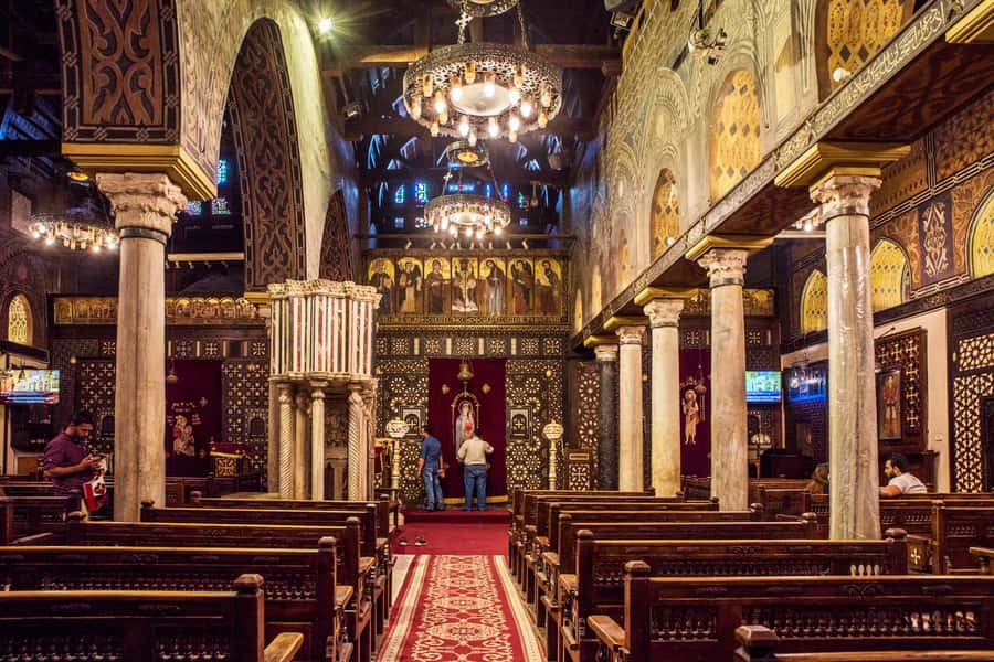 Old Cairo: Full-Day Islamic and Coptic Cairo Tour with Lunch - Saints Sergius and Bacchus Church: the layered Coptic story