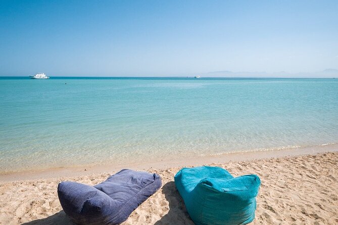 Orange bay full day with snorkeling and water sports - Guided snorkeling in Hurghada: two 45-minute sessions, plus safety support