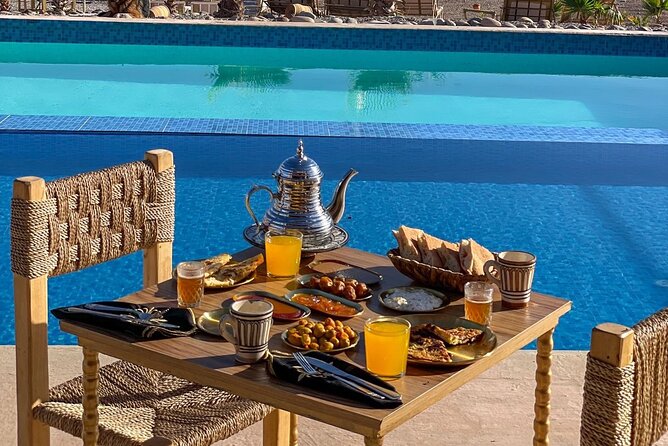 Overnight stay in the Agafay Desert, Deluxe Tent with Show and Swimming Pool - Pool Views, Atlas Mountains, and Why Agafay Works for First-Timers