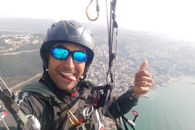 Paragliding Trip Over Lebanon - Jounieh Bay - Meet the Team: Bassem, Amer, Nader, and the Coaching Style