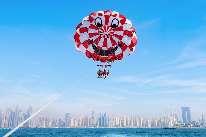 Parasailing in Dubai with Palm Jumeirah and JBR Beach views - Key things I’d circle on your planning list
