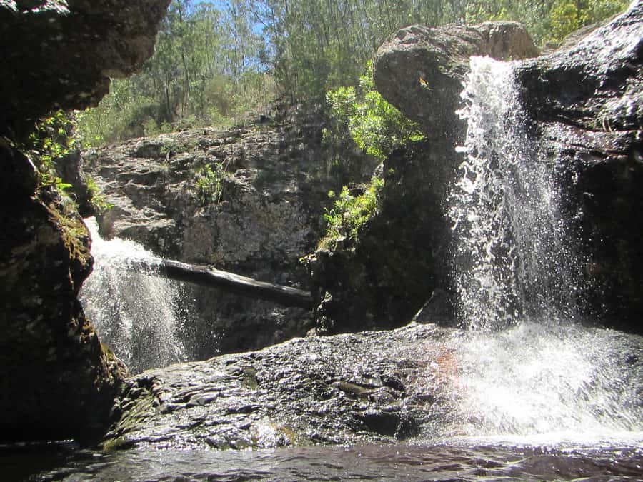 Plettenberg Bay: Canyoning Trip - The Rush: waterfall abseil plus a zip-line landing in the river