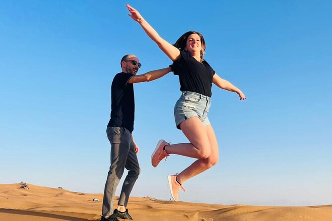 Premium Desert Safari Dubai : Dune Bashing, Camel Ride with BBQ - Live entertainment lineup: belly dance, Tanoura, Khaliji, fire show