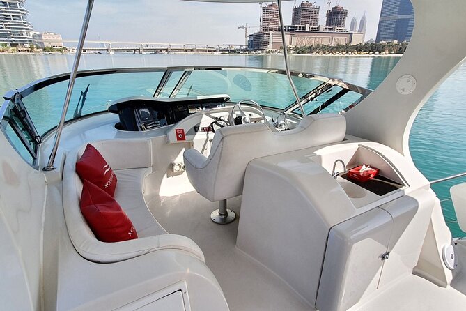 Private Dubai 2 Hours Luxury Yacht Charter with BBQ Option - Burj Al Arab on the Jumeirah coast: the sailboat icon from the best angles