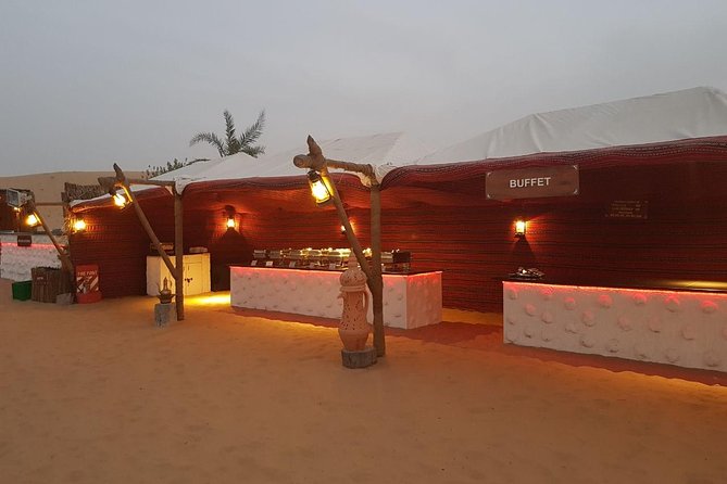 Private Evening Desert Safari with BBQ Dinner Dubai - Live entertainment: tanoura, belly dancing, and fire show
