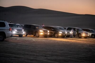 Private Full Day Desert Safari - Stop 1: Khor Al Udaid Beach and the inland-sea moment