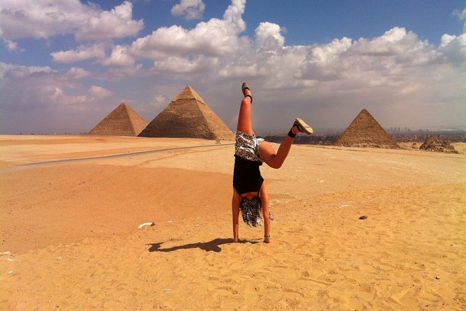 Private tour: GIza Pyramids, Memphis City & Sakkara Pyramid - Giza Plateau: Great Pyramids, valley temple area, and the Sphinx close-up