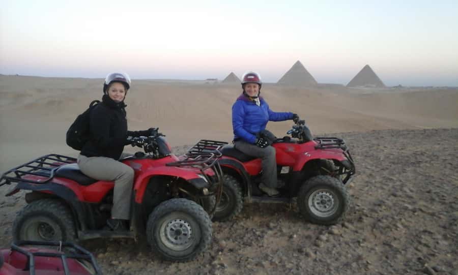 Pyramids of Giza: 1-Hour Quad Bike Desert Safari - The Quad Bike Ride: Your Hour of Speed, Sand, and Great Angles