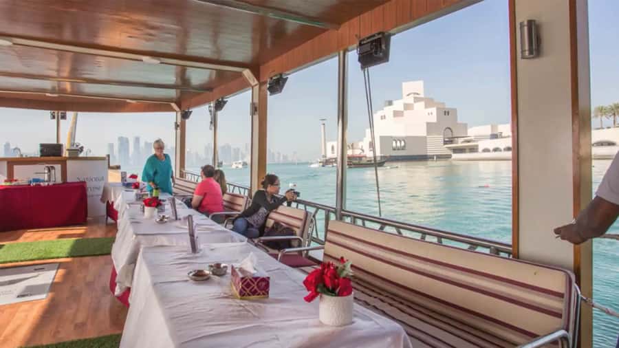 Qatar: Doha Sightseeing Cruise Onboard an Arabic Dhow Boat - A Traditional Dhow Cruise That Puts Doha on Display