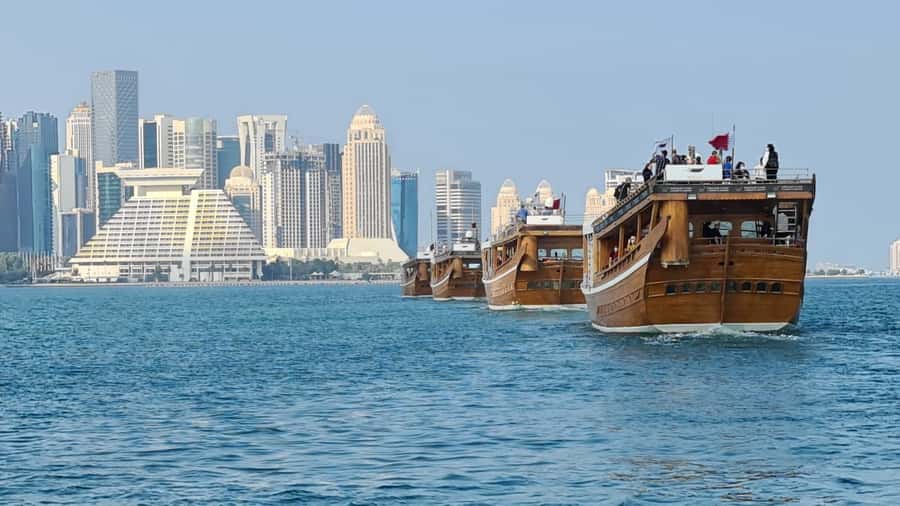 Qatar: Doha Sightseeing Cruise Onboard an Arabic Dhow Boat - Finding National Cruise Quickly Without Stress