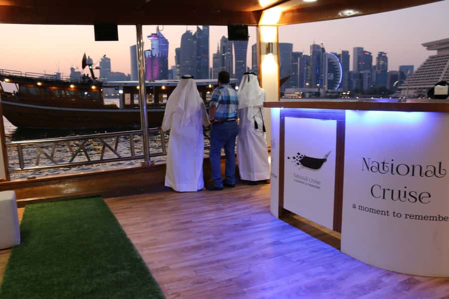 Qatar: Doha Sightseeing Cruise Onboard an Arabic Dhow Boat - Drinks, Snacks, and How the Crew Handles the Mood